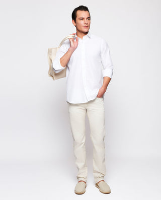 Camisa casual manga larga jacquard by MIRTO | 07038_0050_4