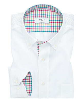 Camisa casual manga larga pinpoint by MIRTO