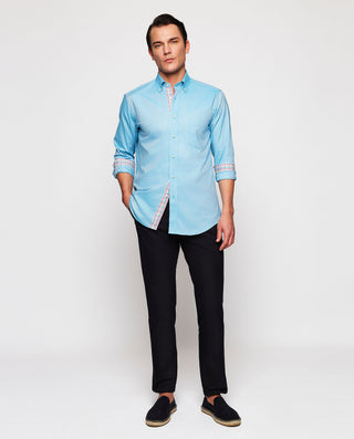 Camisa casual manga larga pinpoint by MIRTO