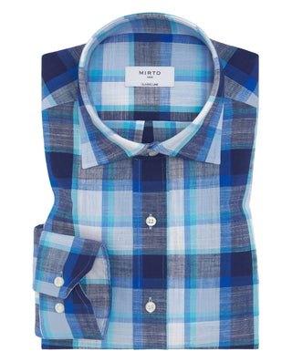 Camisa casual manga larga cuadros by MIRTO | 07086_0050_1