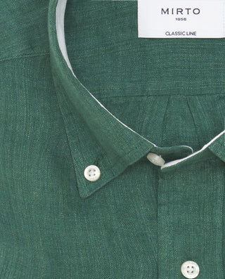 Camisa casual manga larga de lino by MIRTO | 07088_0058_5