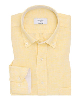Camisa casual manga larga de lino by MIRTO | 07088_0063_1