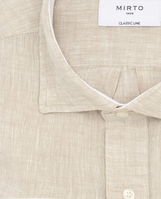 Camisa casual de lino by MIRTO
