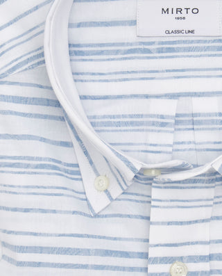 Camisa casual manga larga raya horizontal by MIRTO | 07111_0050_5
