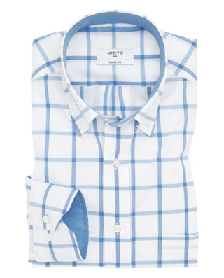 Camisa casual manga larga cuadros by MIRTO