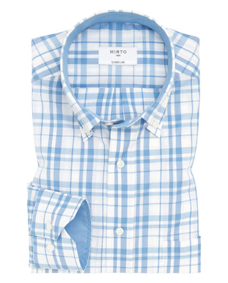 Camisa casual manga larga cuadros by MIRTO