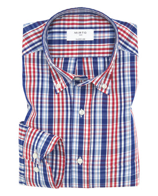 Camisa casual manga larga cuadros by MIRTO | 07137_0050_1