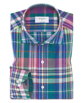 Camisa casual manga larga cuadros by MIRTO | 07169_0050_1