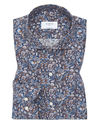 Printed long sleeve casual shirt