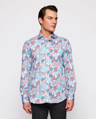 Camisa casual manga larga estampada by MIRTO | 07230_0050_2
