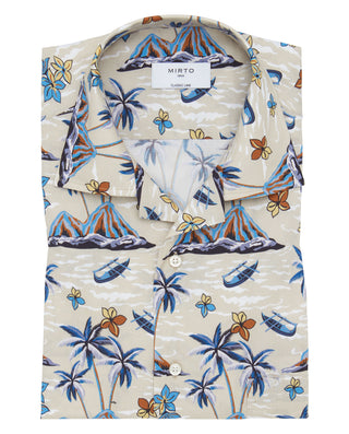 Camisa Hawaiana estampada manga corta by MIRTO | 07237_0050_2