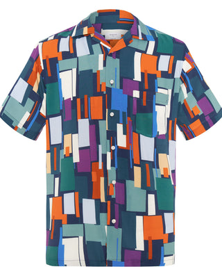 Camisa Hawaiana estampada manga corta by MIRTO | 07241_0050_1