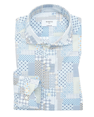 Camisa casual manga larga estampada by MIRTO | 07251_0050_1