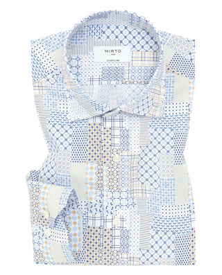 Camisa casual manga larga estampada by MIRTO | 07253_0050_1