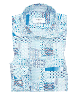 Camisa casual manga larga estampada by MIRTO | 07256_0050_1