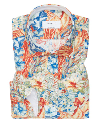 Printed long sleeve casual shirt