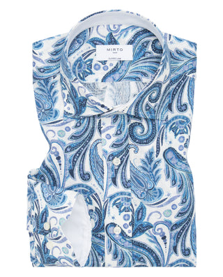 Printed long sleeve casual shirt