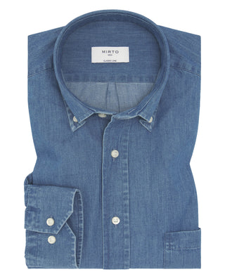 Camisa casual denim manga larga by MIRTO | 07317_0050_1