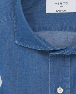Camisa casual denim manga larga by MIRTO | 07319_0050_2
