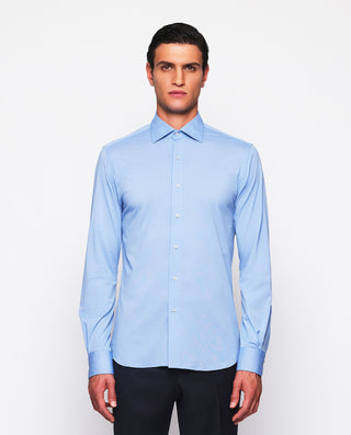 Camisa vestir regular fit "performance" azul by MI | 07517_0050_2