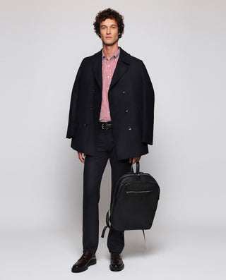 Camisa casual rayas rojas y blancas de algodón