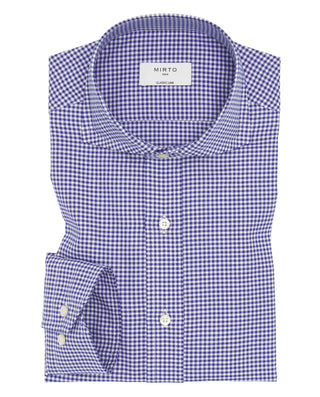 Camisa casual manga larga de cuadros oxford