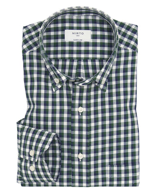 Camisa casual cuadros verdes y azules de estr by M | 07576_0050_1