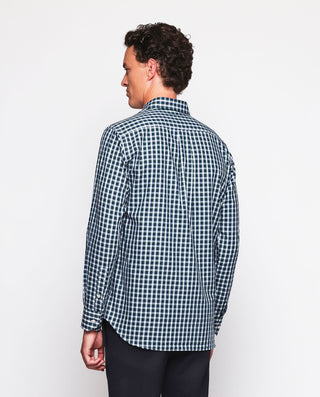 Camisa casual cuadros verdes y azules de estr by M | 07576_0050_3