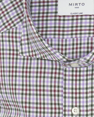 Camisa casual manga larga cuadros by MIRTO | 07588_0050_5