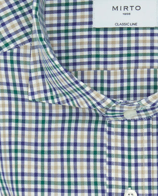 Camisa casual manga larga cuadros by MIRTO | 07588_0051_5