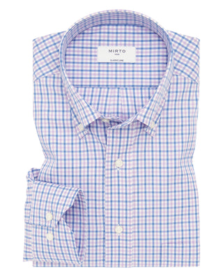 Camisa casual manga larga cuadros by MIRTO | 07599_0050_1