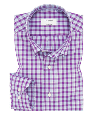 Camisa casual manga larga cuadros by MIRTO | 07599_0051_1