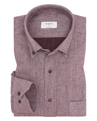 Camisa casual manga larga liso melange by MIRTO | 07606_0051_1