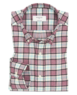 Camisa casual manga larga cuadros by MIRTO | 07611_0050_1