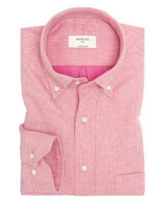 Camisa casual manga larga lisa de franela by MIRTO | 07629_0051_1