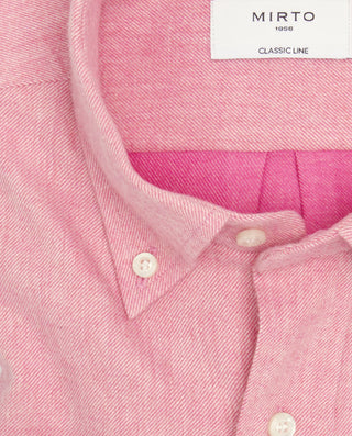 Camisa casual manga larga lisa de franela by MIRTO | 07629_0051_2