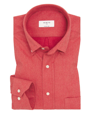 Camisa casual manga larga lisa de franela by MIRTO | 07629_0054_1