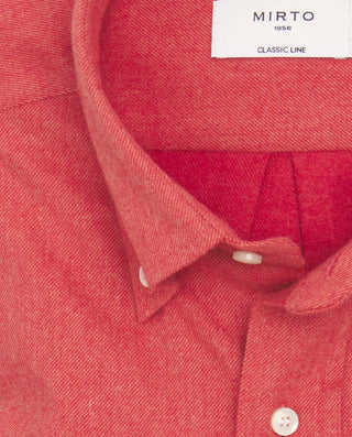 Camisa casual manga larga lisa de franela by MIRTO | 07629_0054_2