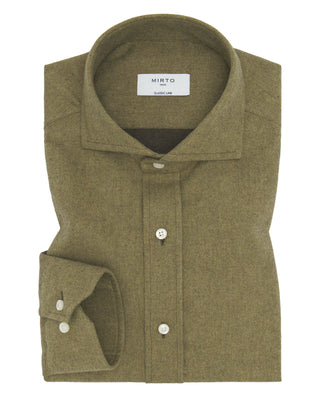 Casual plaid shirt in flannel