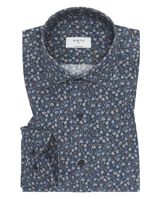 Camisa casual estampado de micropana