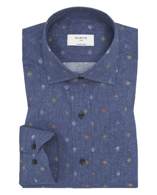 Camisa casual manga larga estampado by MIRTO | 07680_0051_1