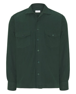 Sobrecamisa verde de franela by MIRTO | 07697_0050_1