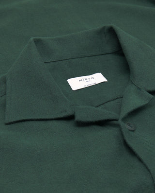 Sobrecamisa verde de franela by MIRTO | 07697_0050_5