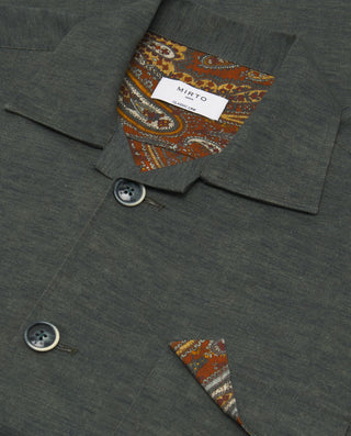 Sobrecamisa doble faz estampado paisley