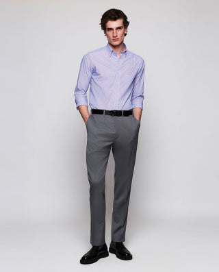 Camisa casual rayas azules y rojas