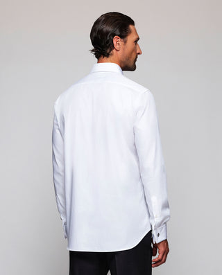 Camisa vestir blanca puño doble algodón estru by M | 07794_0050_3