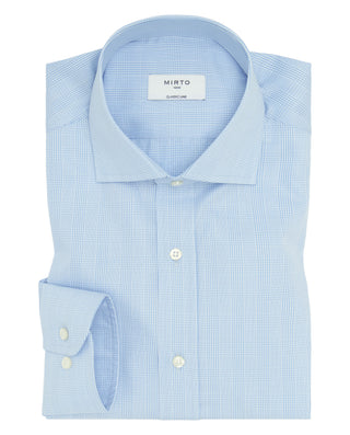 Camisa vestir azul cuadro príncipe de Gales p by M | 07819_0050_1
