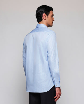 Camisa vestir azul cuadro príncipe de Gales p by M | 07819_0050_3