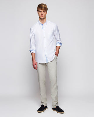 Camisa casual de algodón estructura pinpoint by MI | 07835_0050_4