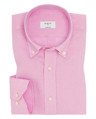 Camisa casual blanca lino prelavado by MIRTO | 07841_0051_1